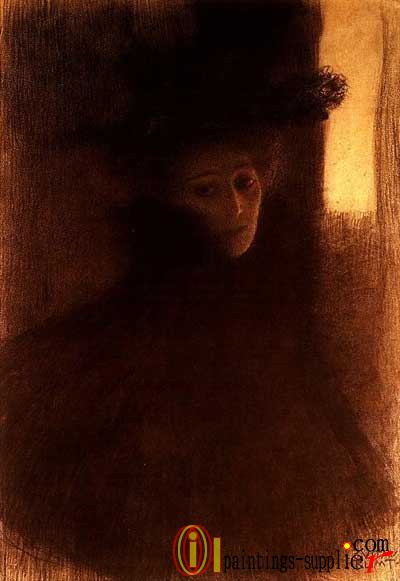 Lady with Cape, 1897 - 98