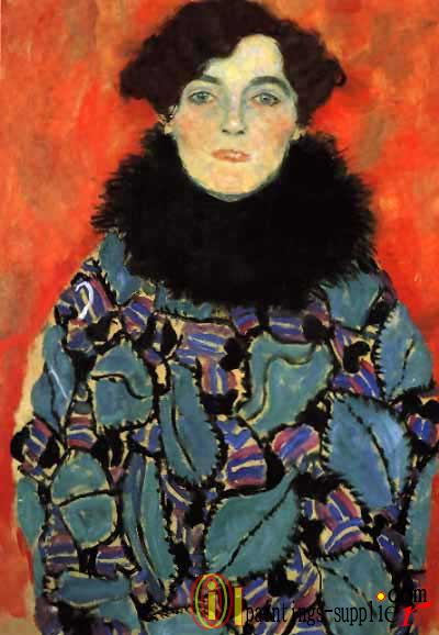 Portrait of Johanna Staude (unfinished), 1917 - 18.