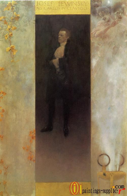 Portrait of Josef Lewinsky. (1895)
