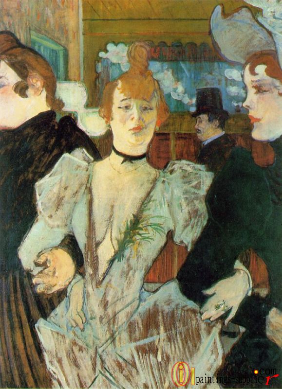 La Goulue Arriving at the Moulin Rouge with Two Women,1892