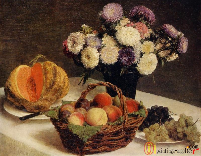Flowers and Fruit, a Melon.