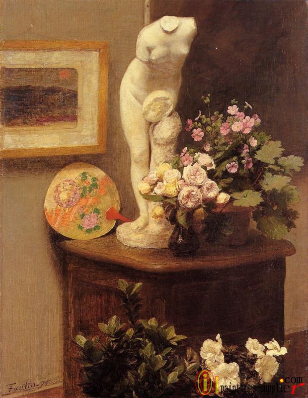 Still Life with Torso and Flowers.