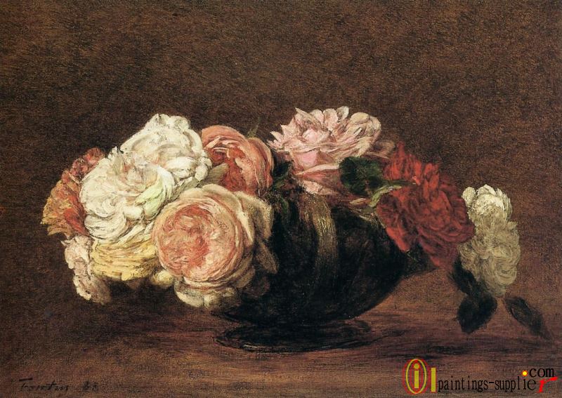 Roses in a Bowl.