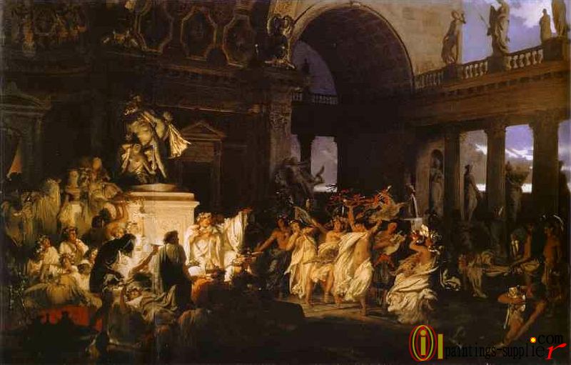 Roman Orgy in the Time of Caesars.