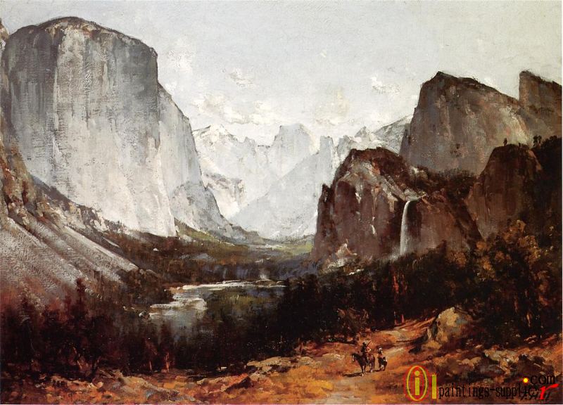 A View of Yosemite Valley.