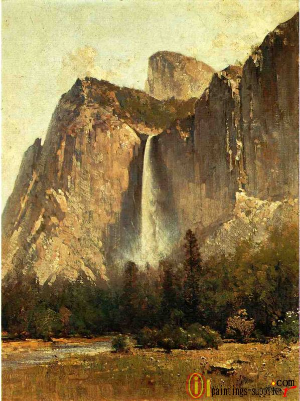 Bridal Veil Falls - Yosemite Valley.