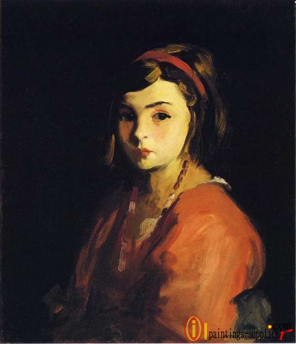 Little Girl in Red,1921