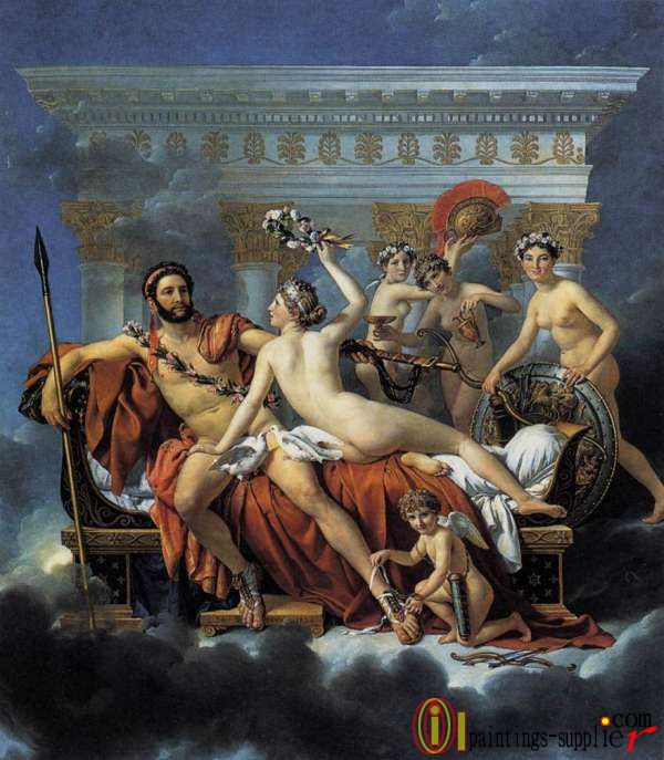 Mars Disarmed by Venus and the Three Graces,1824