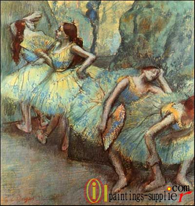 Ballet Dancers in the Wings, 1890 - 95