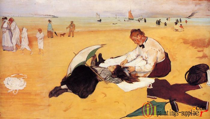 Beach Scene,1876.