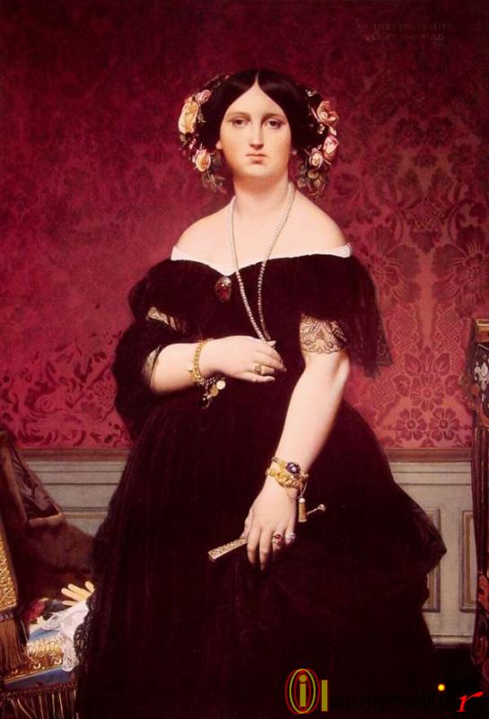 Madame Paul-Sigisbert Moitessier, née Marie-Clotilde-Inès de Foucauld, Standing ii