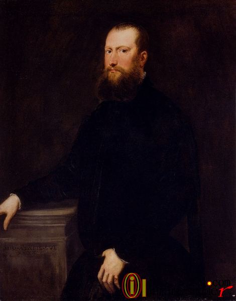 Portrait Of A Bearded Venetian Nobleman.