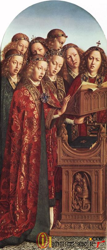 The Ghent Altarpiece - Singing Angels