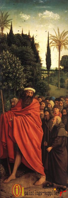 The Ghent Altarpiece - The Holy Pilgrims