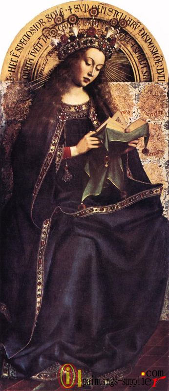 The Ghent Altarpiece - Virgin Mary.