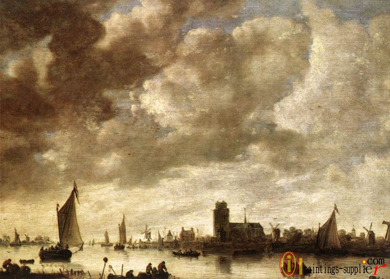 View of the Merwede before Dordrecht.