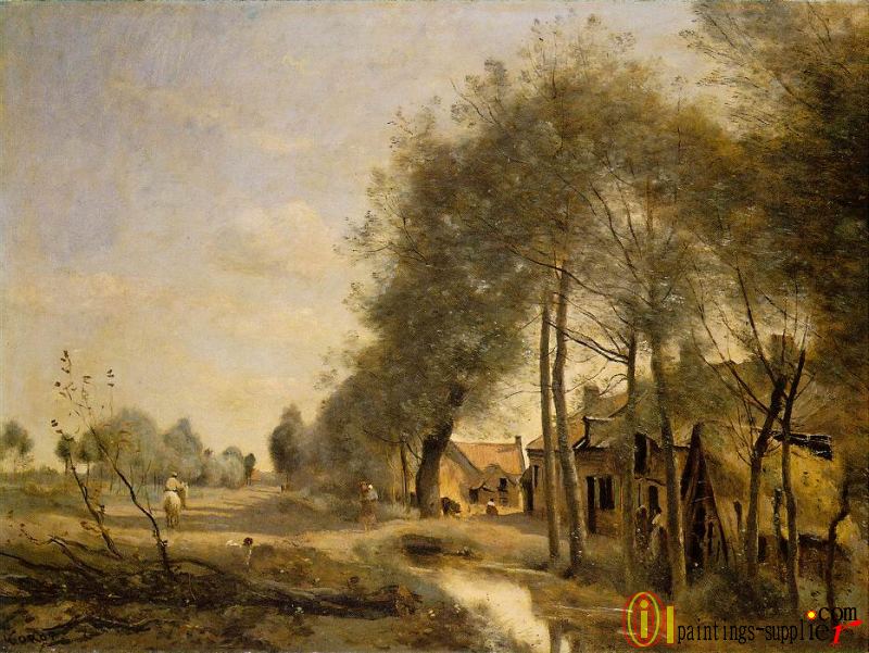 The Sin-le-Noble Road near Douai,1873