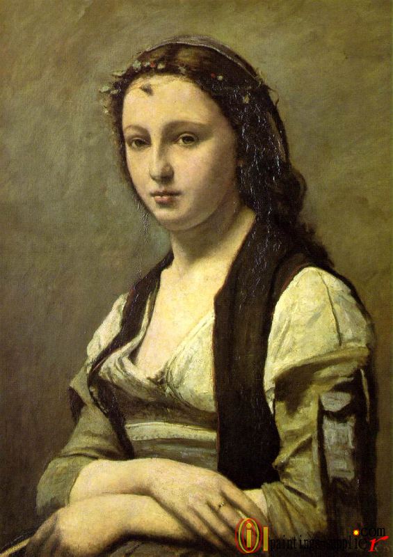 Woman with a Pearl,1856