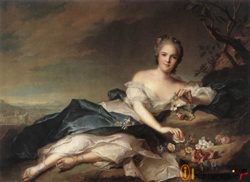 Marie Adelaide Of France As Flora.