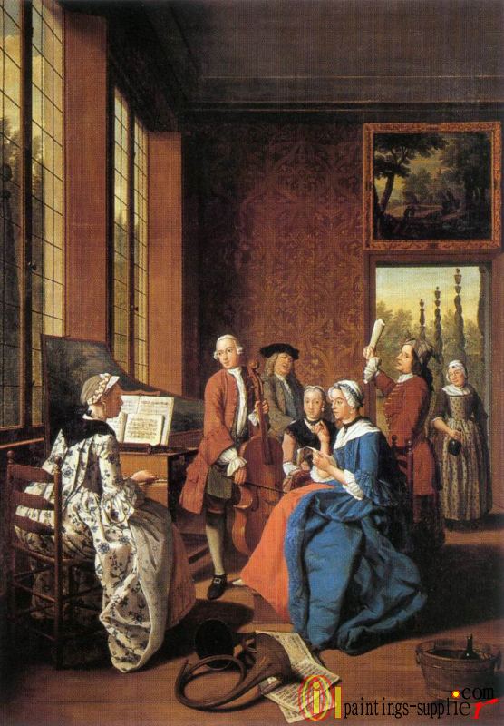 Concert in an Interior