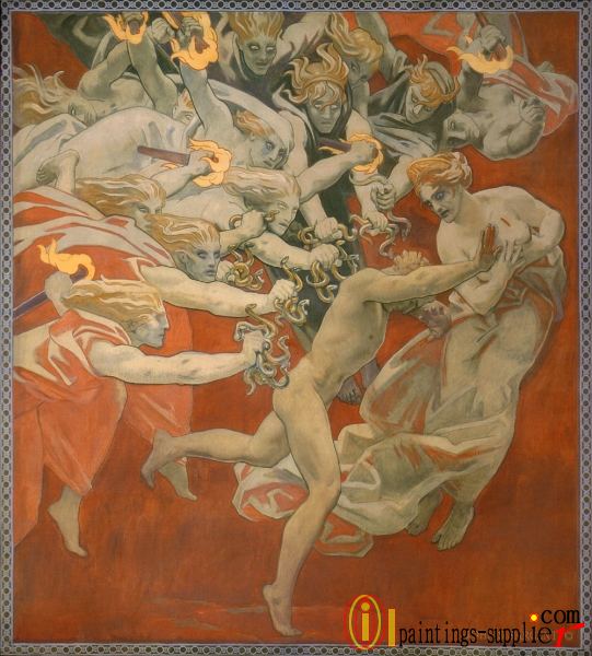 Orestes Pursued by the Furies,1921