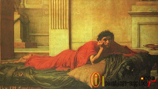 the remorse of nero after the murdering of his mother
