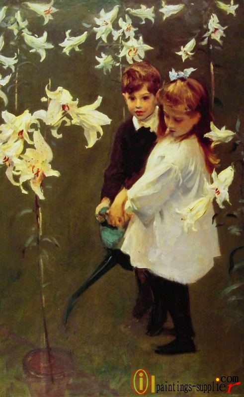 Garden-Study of the Vickers Children.