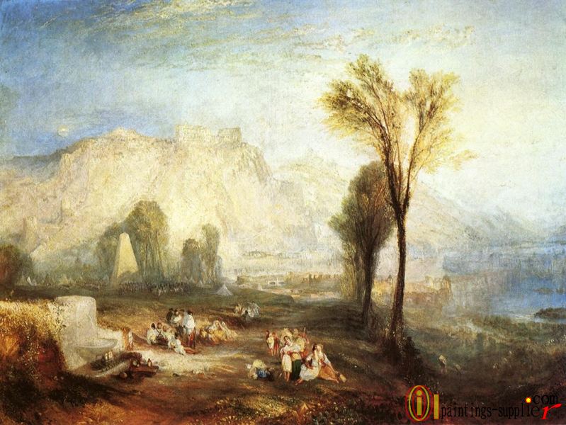 The Bright Stone of Honor Ehrenbrietstein and the Tomb of Marceau from Byron-s -Childe Harold