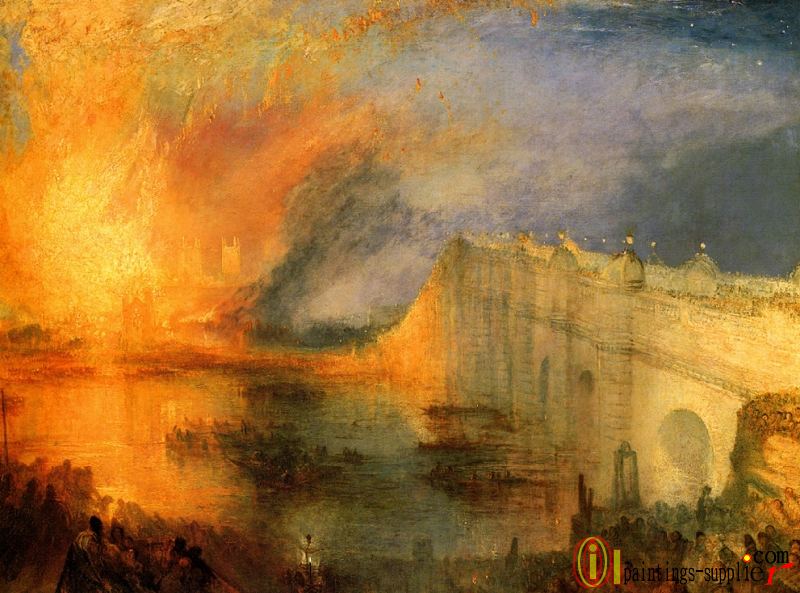 The Burning of the Hause of Lords and commons