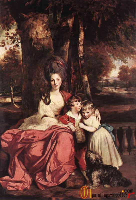 Lady Delme and her children