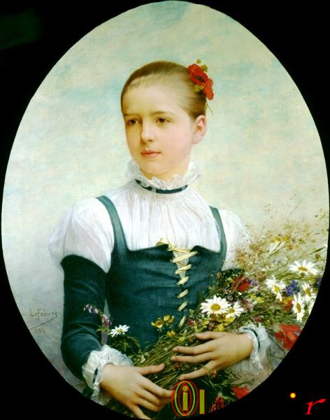 Portrait of Edna Barger of Connecticut 1884