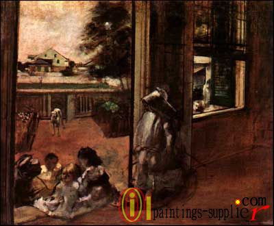 Children Sat Down in the House Door, 1872