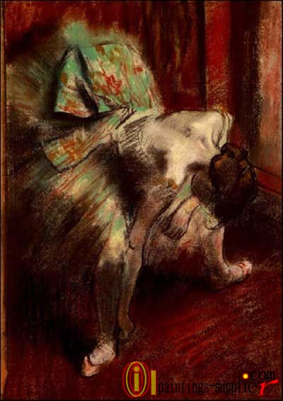 Dancer in Green Tutu, 1880 - 85