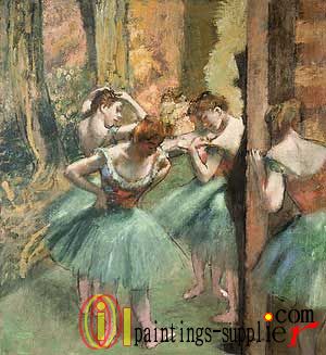 Dancers, Pink and Green, 1890
