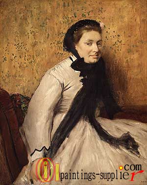 Portrait of a Woman in Gray, 1865