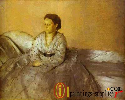 Portrait of Estelle Musson, Madame Rene de Gas, 1872 - 73