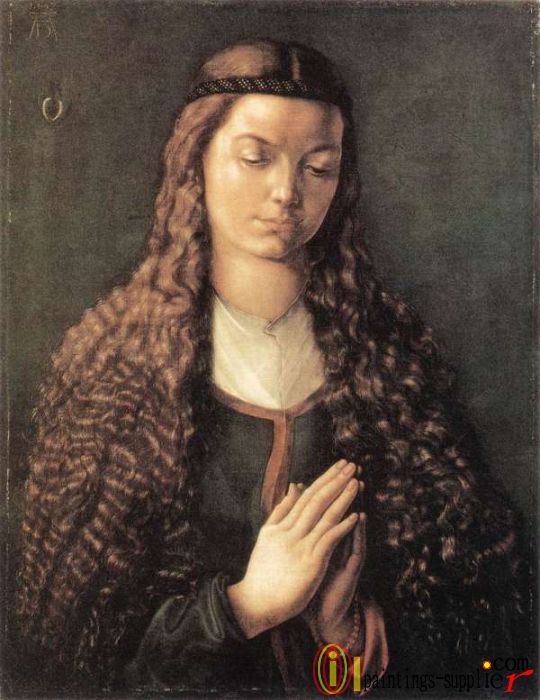 Portrait of a Young Fürleger with Loose Hair,1497