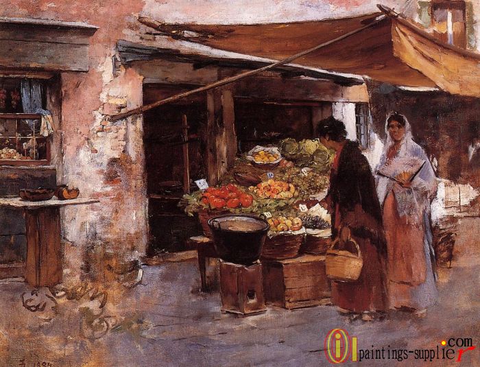 Venetian Fruit Market,1884