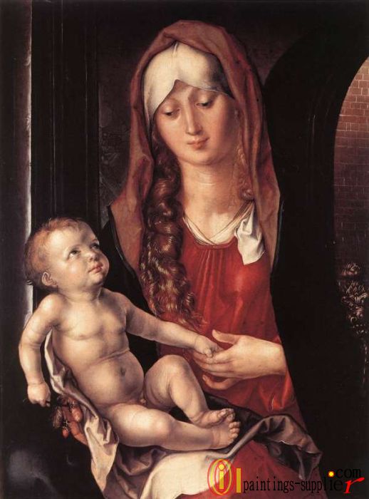 Virgin and Child before an Archway,1495