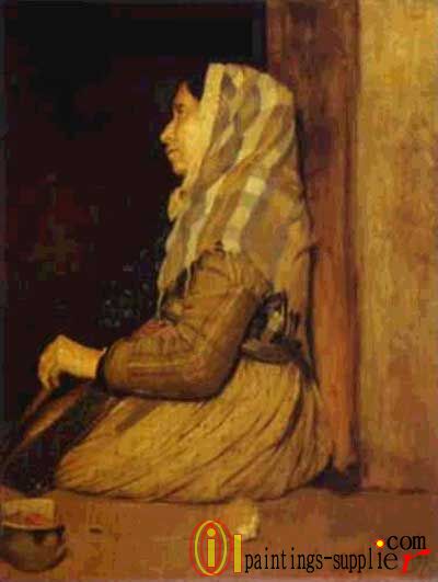 Roman Beggar Woman, 1857.