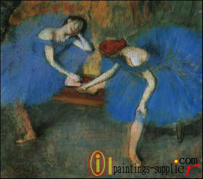 Two Dancers in Blue, 1899