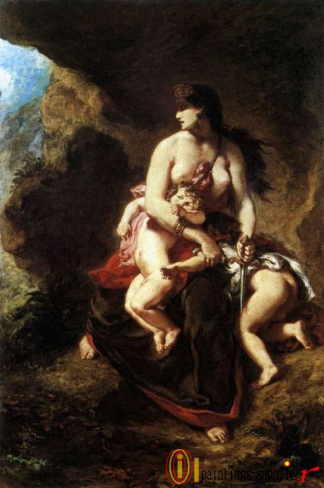 Medea about to Kill her Children,1838