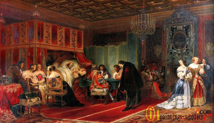 Cardinal Mazarin Dying,1830