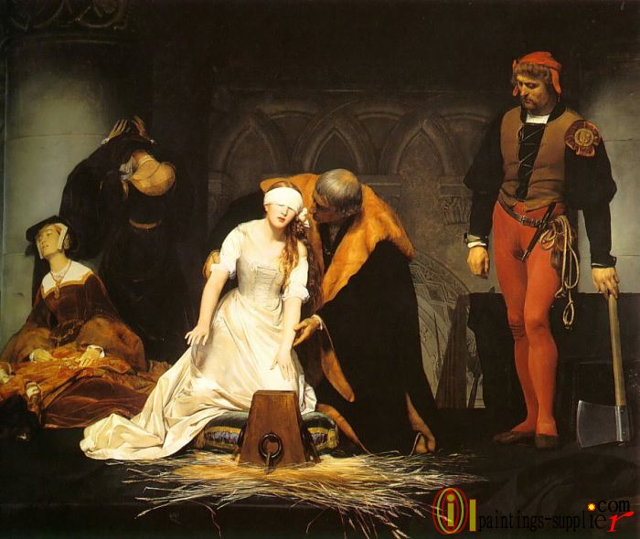The Execution of Lady Jane Grey,1834.