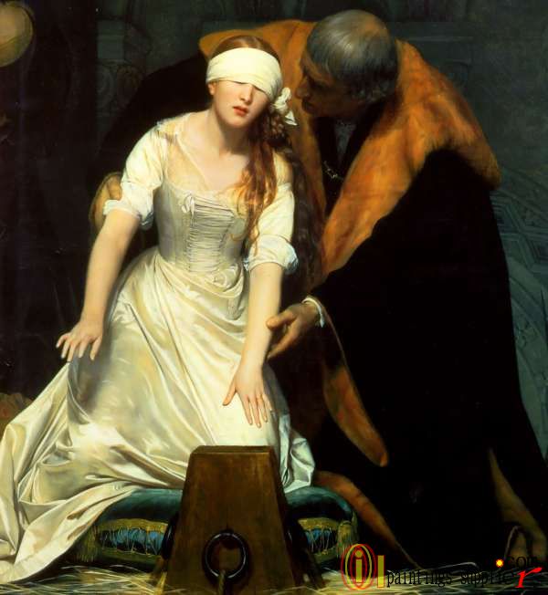 The Execution of Lady Jane Grey - detail