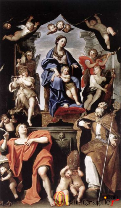 Madonna and Child with St Petronius and St John the Baptist,1629