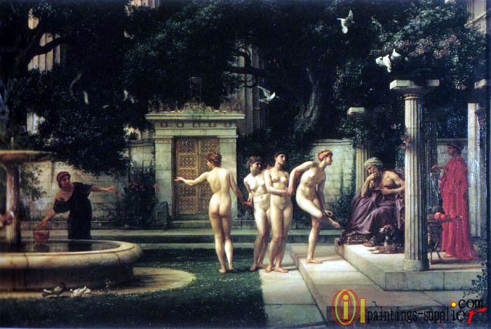 A visit to Aesclepius,1883