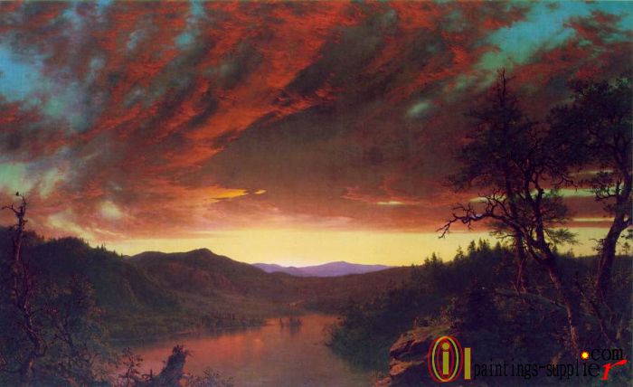 Twilight in the Wilderness,1860