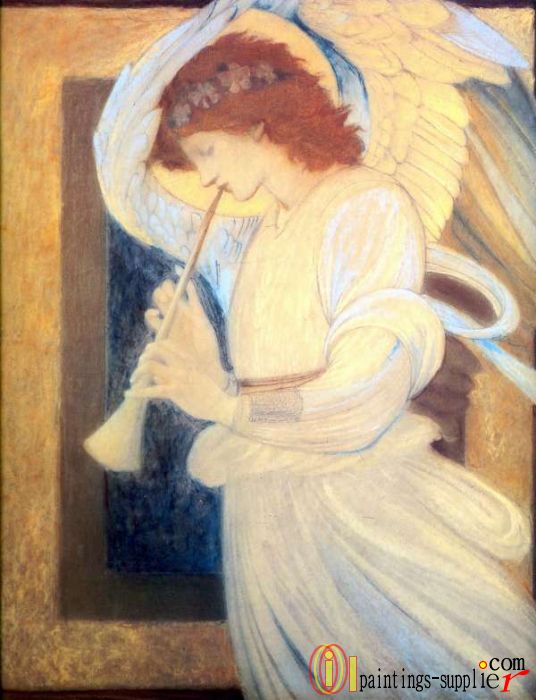 An Angel Playing a Flageolet,1878