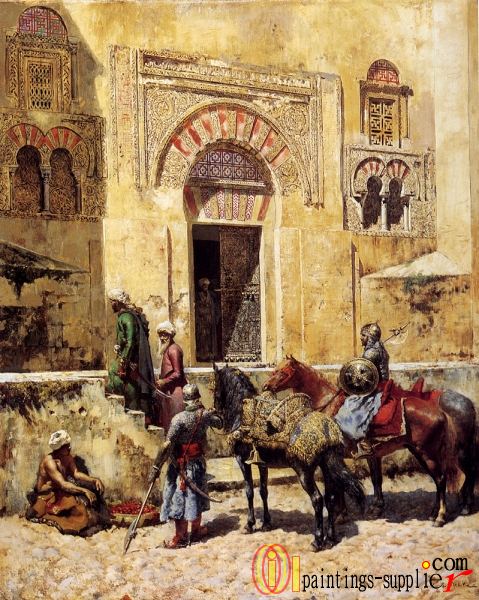 Entering The Mosque 1885